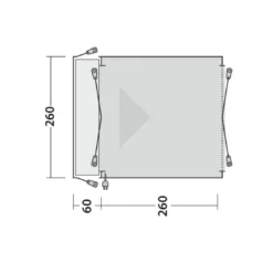Outwell Milestone Dash Drive Away Awning 16 Outwell Milestone Dash Drive Away Awning -Pieces Cycliste Magasin 111099 milestone dash drawing floorplan3