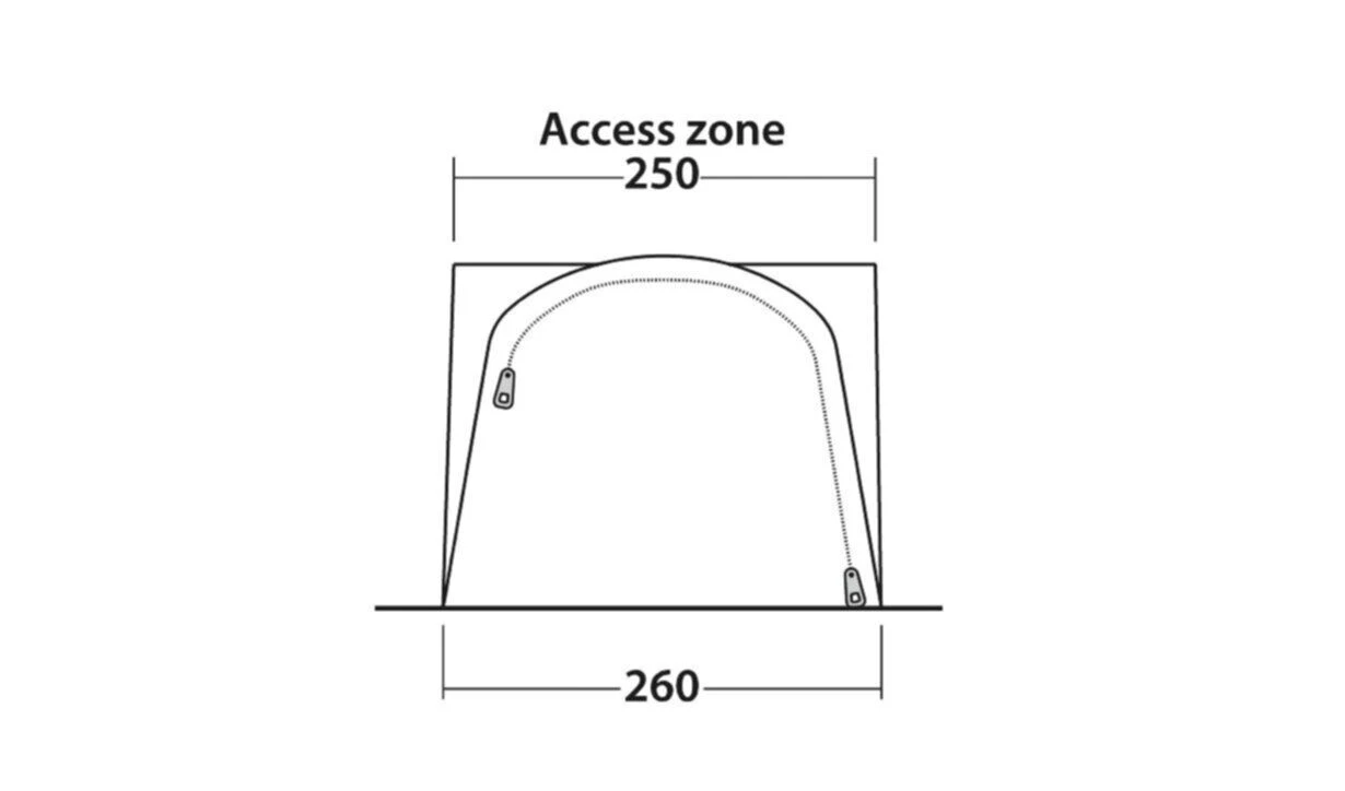 Outwell Newburg 160 Poled Drive Away Awning 6 Outwell Newburg 160 Poled Drive Away Awning – Image 4