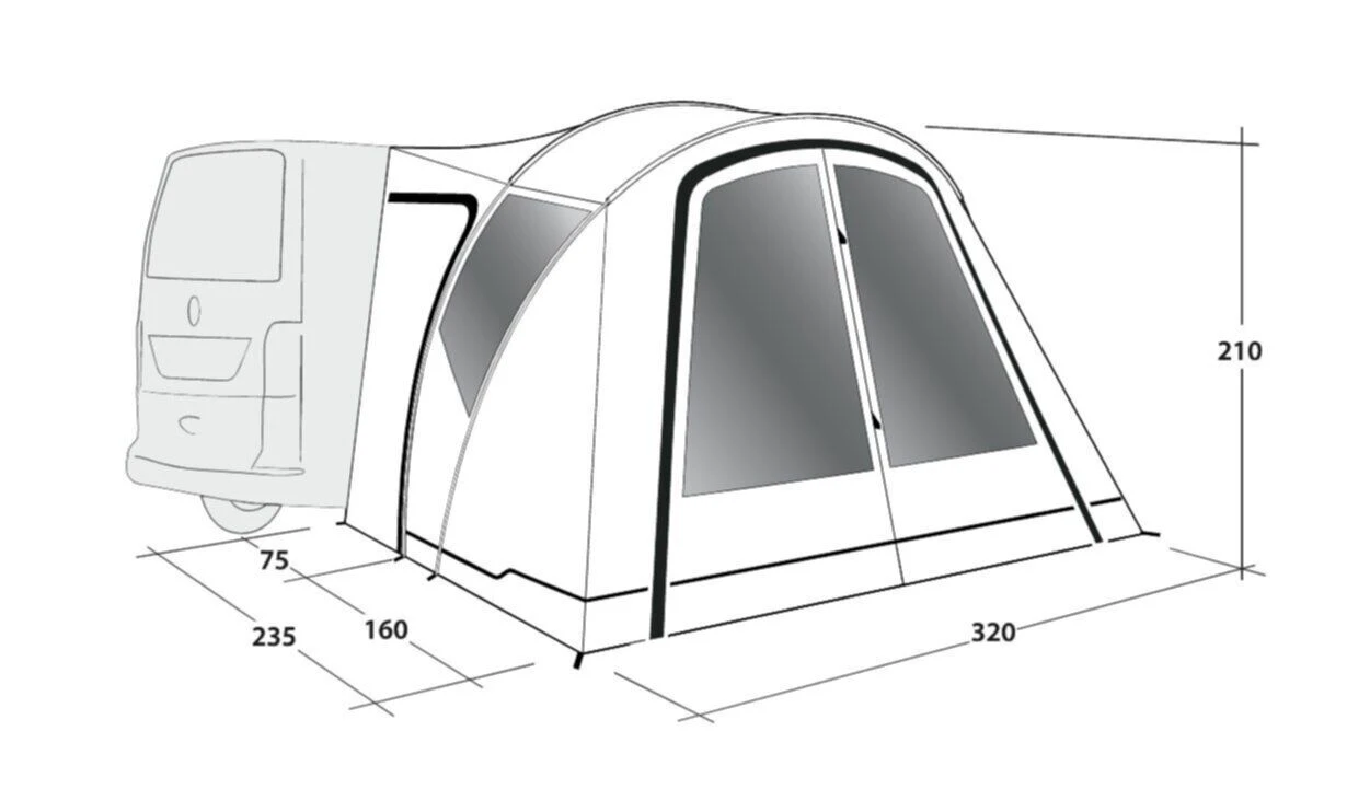 Outwell Lakecrest Drive Away Awning 7 Outwell Lakecrest Drive Away Awning – Image 5