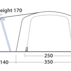 Outwell Mountain Lake 5ATC Tent (2022) 20 Outwell Mountain Lake 5ATC Tent (2022) -Pieces Cycliste Magasin 111198 mountain lake 5atc drawing other5