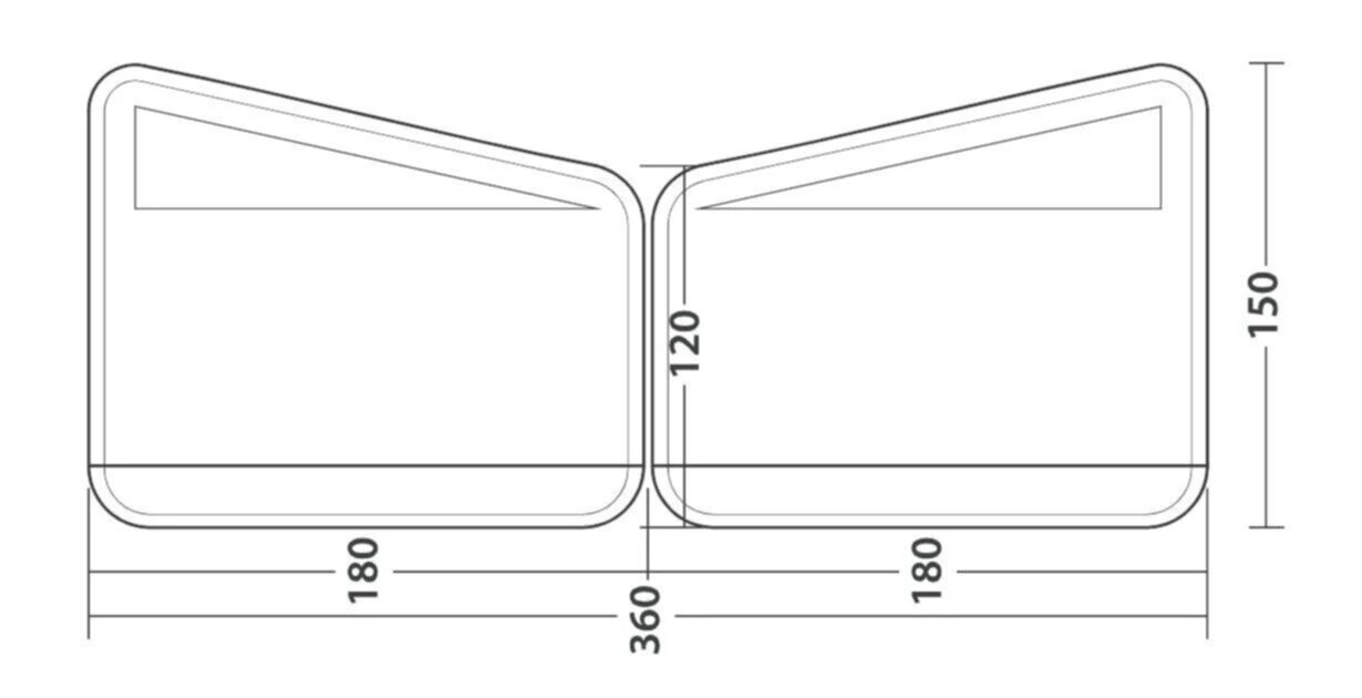 Outwell Windscreen Air Scalable 180 4 Outwell Windscreen Air Scalable 180 – Image 2