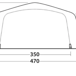 Outwell Knoxville 7SA Tent (2023) 20 Outwell Knoxville 7SA Tent (2023) -Pieces Cycliste Magasin 111280 knoxville 7sa drawing other4