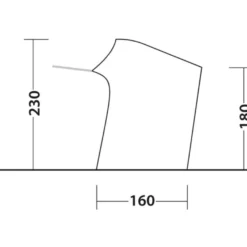 Outwell Lounge Tent Connector L (2023) -Pieces Cycliste Magasin 111341 lounge tent connector l drawing other4