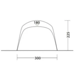 Outwell Lounge Tent Connector M (2023) -Pieces Cycliste Magasin 111342 lounge tent connector m drawing other5 page 0001