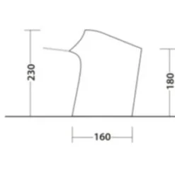 Outwell Lounge Tent Connector XL (2023) -Pieces Cycliste Magasin 111343 lounge tent connector xl drawing other4 page 0001