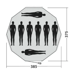 Easy Camp Moonlight Tipi Tent 21 Easy Camp Moonlight Tipi Tent -Pieces Cycliste Magasin 120381 moonlight tipi drawing floorplan3