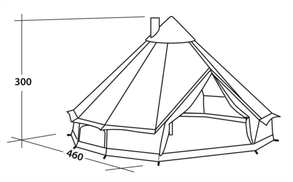 Robens Klondike Grande Tipi Tent (2023) 5 Robens Klondike Grande Tipi Tent (2023) – Image 3