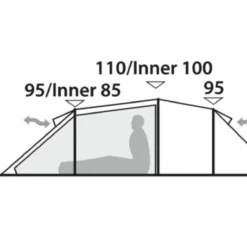 Robens Pioneer 3EX Tent (2022) -Pieces Cycliste Magasin 130275 pioneer 3ex drawing other4