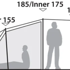 Robens Double Dreamer 4 Tent (2023) 24 Robens Double Dreamer 4 Tent (2023) -Pieces Cycliste Magasin 130278 double dreamer 4 drawing other4