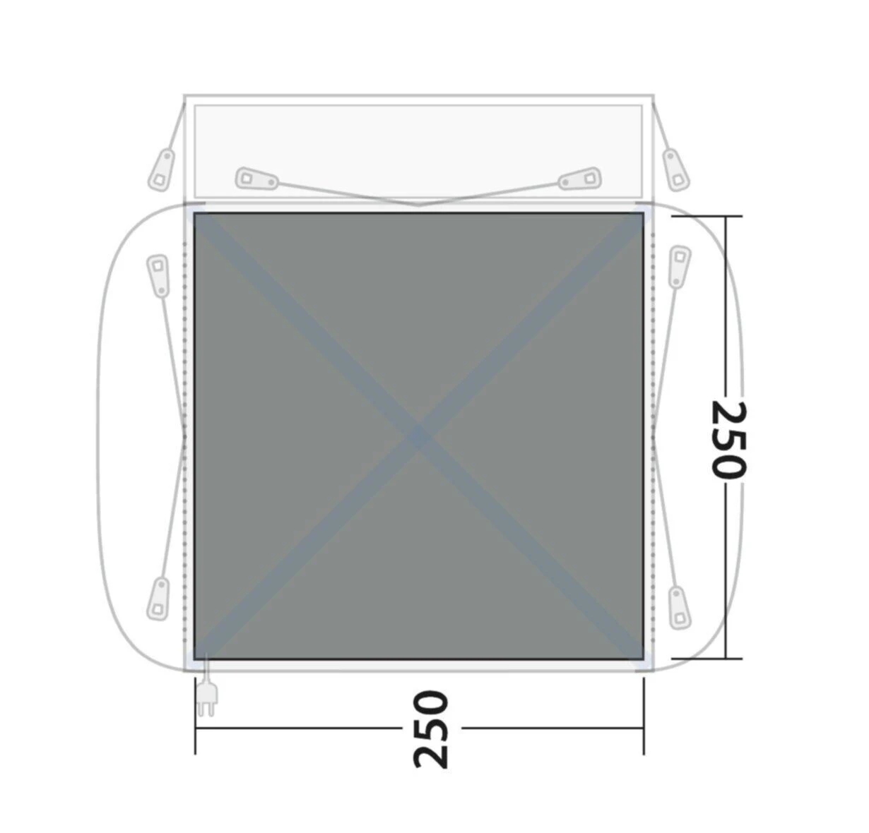 Outwell Milestone / Dash Flat Woven Carpet 4 Outwell Milestone / Dash Flat Woven Carpet – Image 2
