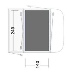 Outwell Newburg 160 Footprint Groundsheet 6 Outwell Newburg 160 Footprint Groundsheet -Pieces Cycliste Magasin 170834 footprint newburg 160 drawing floorplan2