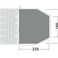 Robens Double Dreamer 5 Fleece Carpet (240*170) 6 Robens Double Dreamer 5 Fleece Carpet (240*170) -Pieces Cycliste Magasin 190063 fleece carpet double dreamer 5 drawing floorplan2