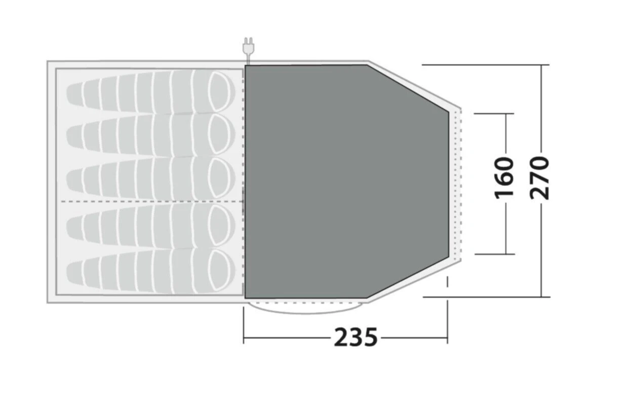 Robens Double Dreamer 5 Fleece Carpet (240*170) 4 Robens Double Dreamer 5 Fleece Carpet (240*170) – Image 2