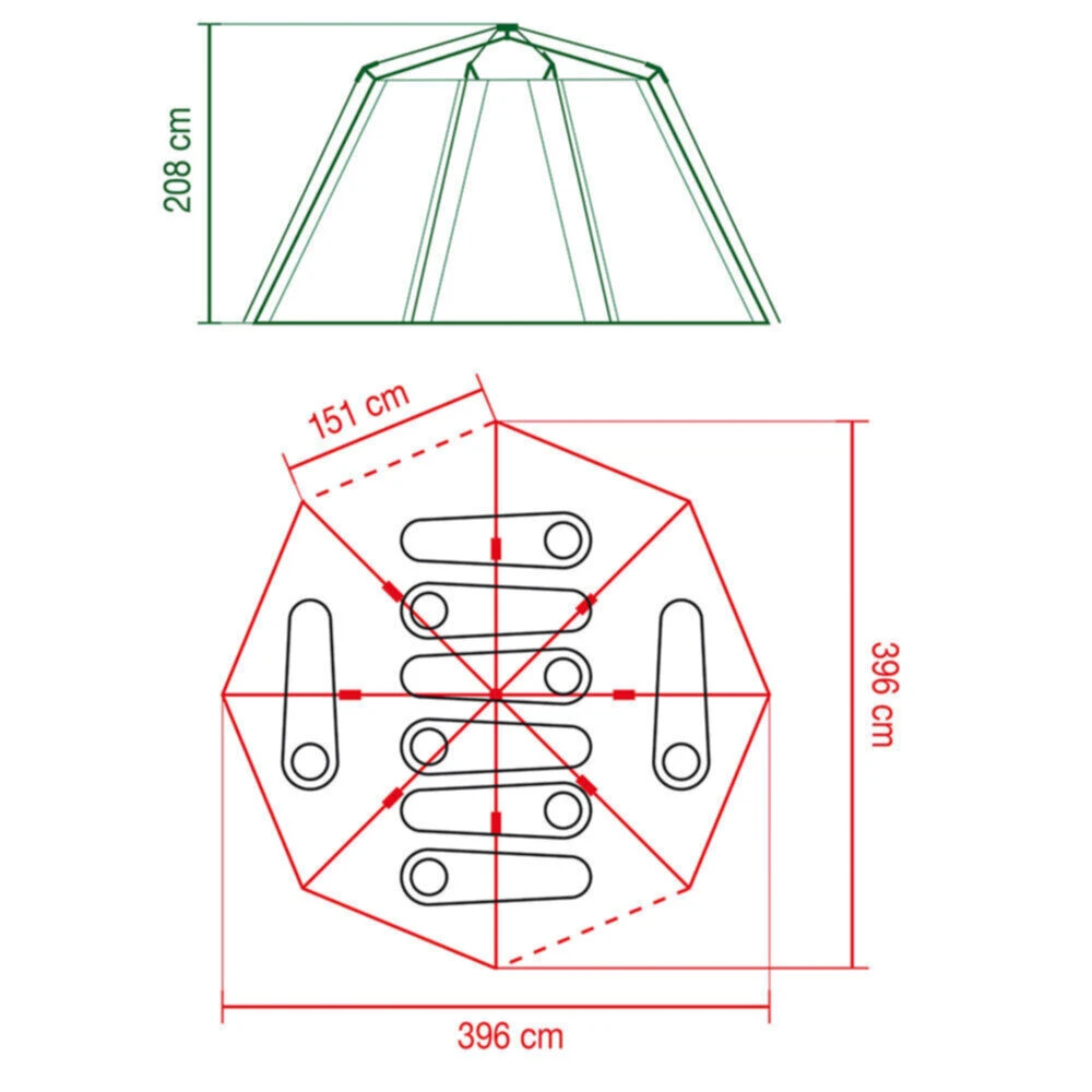 Coleman Octagon BlackOut Tent (2022) 6 Coleman Octagon BlackOut Tent (2022) – Image 4
