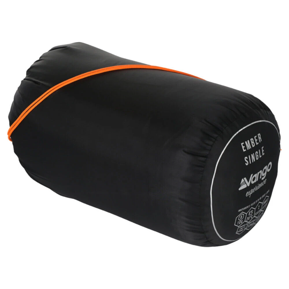 Vango Ember Single Sleeping Bag (Black) 5 Vango Ember Single Sleeping Bag (Black) – Image 3