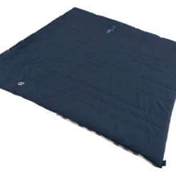 Outwell Camper Lux "L" Sleeping Bag Deep Blue (2023) 14 Outwell Camper Lux "L" Sleeping Bag Deep Blue (2023) -Pieces Cycliste Magasin 230392 camper lux left side zipper feature photo5
