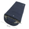 Outwell Camper Lux "L" Sleeping Bag Deep Blue (2023) 2 Outwell Camper Lux "L" Sleeping Bag Deep Blue (2023) -Pieces Cycliste Magasin 230392 camper lux left side zipper feature photo6