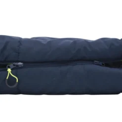 Outwell Camper Lux "R" Sleeping Bag Deep Blue (2023) -Pieces Cycliste Magasin 230393 camper lux right side zipper feature photo5
