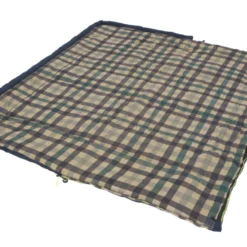 Outwell Camper Lux "R" Sleeping Bag Deep Blue (2023) -Pieces Cycliste Magasin 230393 camper lux right side zipper feature photo6