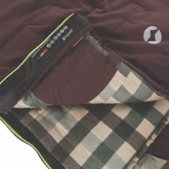 Outwell Camper Supreme "L" Sleeping Bag -Pieces Cycliste Magasin 230395 camper supreme left side zipper feature photo11