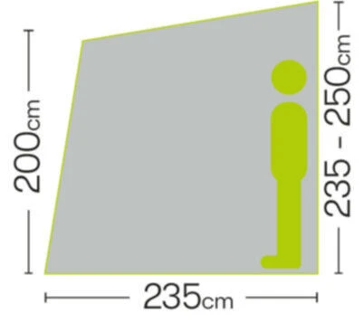 Quest Falcon 220 Poled Porch Caravan Awning (2022) 8 Quest Falcon 220 Poled Porch Caravan Awning (2022) – Image 6