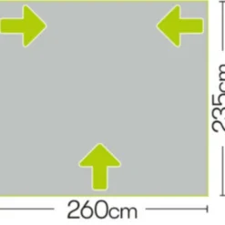 Quest Falcon 260 Poled Porch Caravan Awning (2022) -Pieces Cycliste Magasin a3501 7 midsize