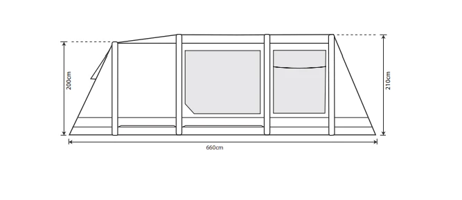 Outdoor Revolution Airedale 5.0s Tent (2022) 6 Outdoor Revolution Airedale 5.0s Tent (2022) – Image 4