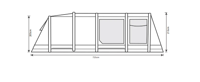 Outdoor Revolution Airedale 6.0s Tent 6 Outdoor Revolution Airedale 6.0s Tent – Image 4