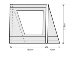 Outdoor Revolution Airedale 6.0s / 6.0se Front Porch Extension -Pieces Cycliste Magasin airedale 6s se front porch extension fp 1