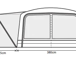 Outdoor Revolution Airedale 6.0SE Tent (2023) -Pieces Cycliste Magasin airedale 6se 2