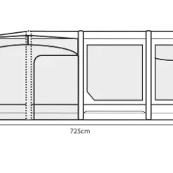 Outdoor Revolution Airedale 6.0SE Tent (2023) -Pieces Cycliste Magasin airedale 6se 3
