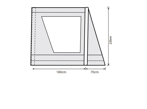 Outdoor Revolution Airedale 7.0se / 9.0se Front Porch Extension 5 Outdoor Revolution Airedale 7.0se / 9.0se Front Porch Extension – Image 3