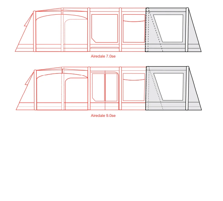 Outdoor Revolution Airedale 7.0se / 9.0se Front Porch Extension 4 Outdoor Revolution Airedale 7.0se / 9.0se Front Porch Extension – Image 2