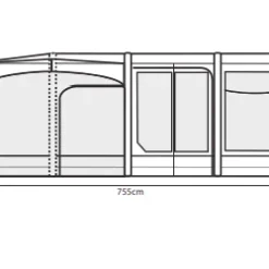 Outdoor Revolution Airedale 9.0DSE Tent (2022) 19 Outdoor Revolution Airedale 9.0DSE Tent (2022) -Pieces Cycliste Magasin airedale 9se 3