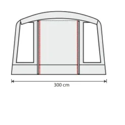 Outdoor Revolution Airedale F/G Side Porch -Pieces Cycliste Magasin airedale side porch floorplan 2