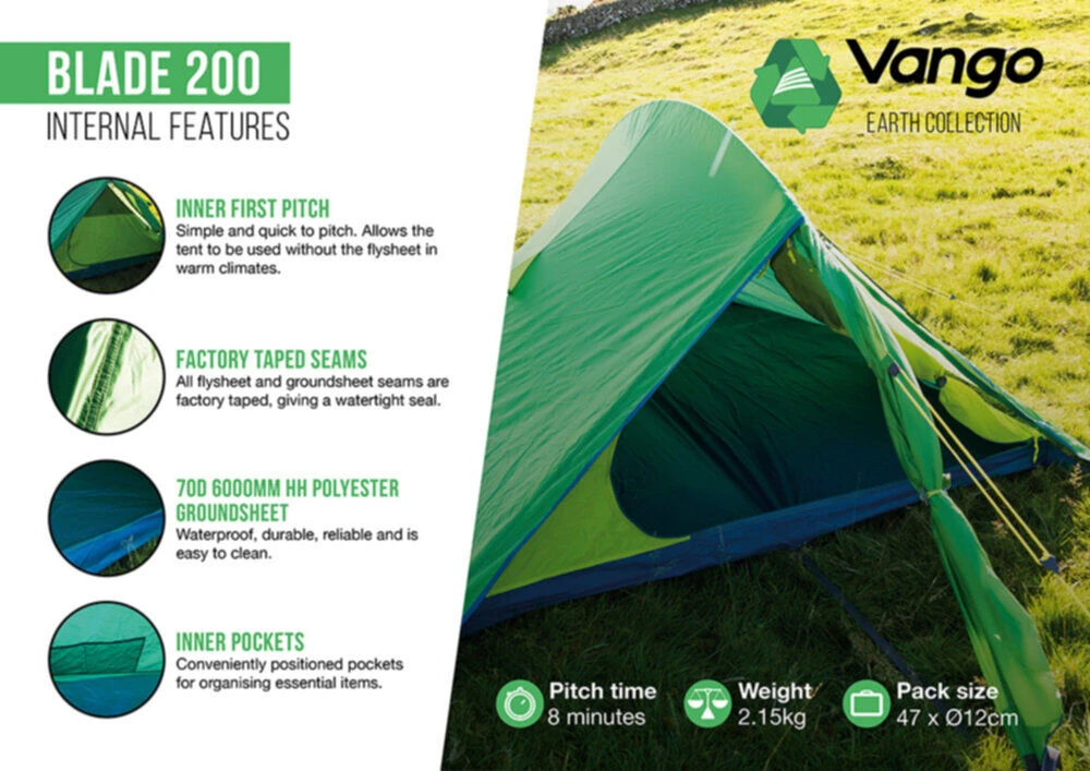 Vango Blade 200 Tent (2022) 9 Vango Blade 200 Tent (2022) – Image 7