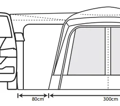 Outdoor Revolution Cayman Air High Awning (255-305cm) 13 Outdoor Revolution Cayman Air High Awning (255-305cm) -Pieces Cycliste Magasin cayman air 2 2