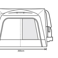 Outdoor Revolution Cayman Air High Awning (255-305cm) 14 Outdoor Revolution Cayman Air High Awning (255-305cm) -Pieces Cycliste Magasin cayman air 3 2