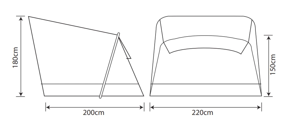 Outdoor Revolution Cayman Annexe 4 Outdoor Revolution Cayman Annexe – Image 2