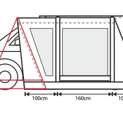 Outdoor Revolution Cayman Curl Air Mid Awning (210-255) -Pieces Cycliste Magasin cayman curl 2022 floor2 1