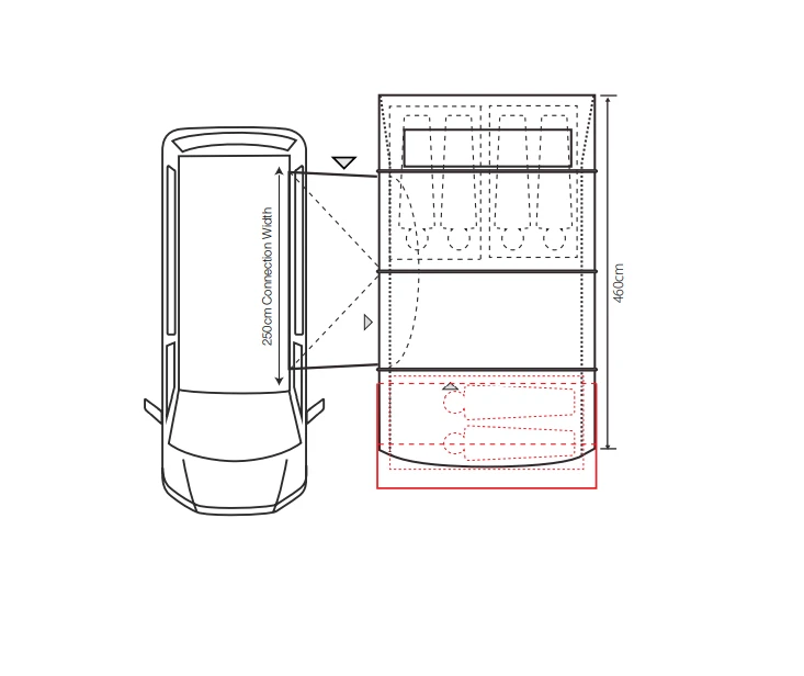 Outdoor Revolution Cayman Curl XLE F/G Low Awning (180-210cm) 6 Outdoor Revolution Cayman Curl XLE F/G Low Awning (180-210cm) – Image 4
