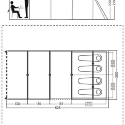 Coleman Castle Pines 4L Blackout Tent (2022) 13 Coleman Castle Pines 4L Blackout Tent (2022) -Pieces Cycliste Magasin col fp 2000037066 castle pines 4l