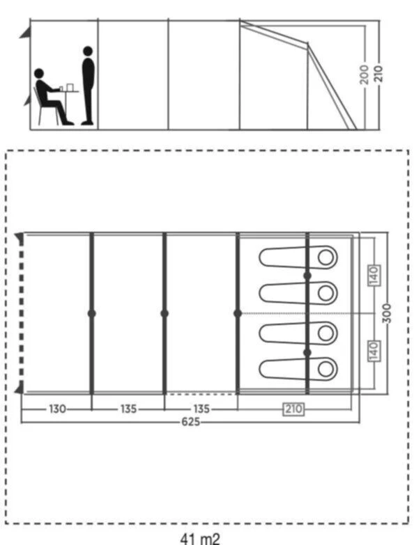 Coleman Castle Pines 4L Blackout Tent (2022) 5 Coleman Castle Pines 4L Blackout Tent (2022) – Image 3