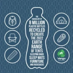 Vango Airbeam Vango Vesta Air 850xl Tent (2023) Bundle -Pieces Cycliste Magasin earth 8m sm