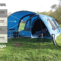 Vango Airbeam Vango Aether Air 450XL Tent (2022) -Pieces Cycliste Magasin earth collection airbeam infographics call outs6