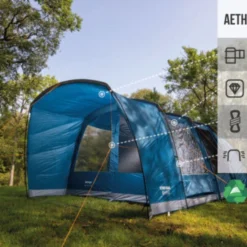 Vango Aether Poled 450XL Tent (2022) -Pieces Cycliste Magasin earth collection poled infographics call outs6