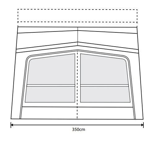 Outdoor Revolution Esprit Pro X 350M Awning (220-290cm) 9 Outdoor Revolution Esprit Pro X 350M Awning (220-290cm) – Image 7