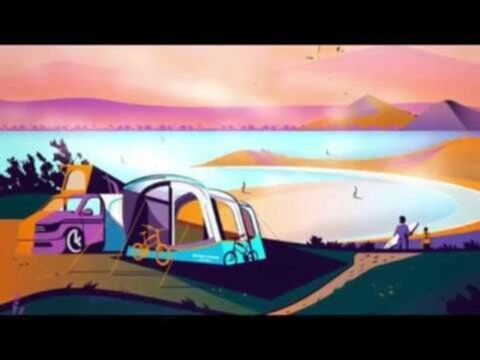 Vango Airbeam Vango Magra VW Low Awning (Shadow Grey) 12 Vango Airbeam Vango Magra VW Low Awning (Shadow Grey) – Image 10