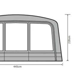 Outdoor Revolution Kalahari PC 9.0 DSE Front Porch Extension (2023) 11 Outdoor Revolution Kalahari PC 9.0 DSE Front Porch Extension (2023) -Pieces Cycliste Magasin kalahari 9.0 dse front porch extension1