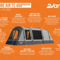 Vango Airbeam Vango Lismore Air TC 450 Tent Package (2023) 8 Vango Airbeam Vango Lismore Air TC 450 Tent Package (2023) -Pieces Cycliste Magasin lismore air tc 450 package